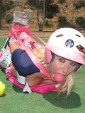 This baseball player Katie Summers gets her body roughly owned and face lavishly cum covered