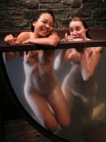 Slave girls Keeani Lei and Delilah Strong have first underwater experience